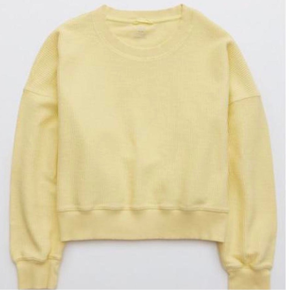 Aerie - Women's Waffle Crewneck Sweatshirt